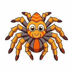 tarantula cartoon vector