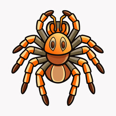 tarantula cartoon vector