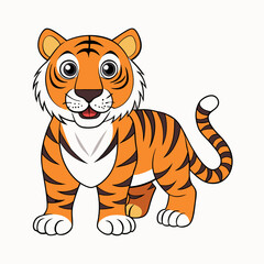 tiger cartoon character