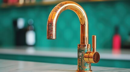 Sustainable Water-Saving Digital Faucet Sensor from Gold Circuit