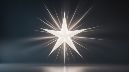 Obraz premium Flashlight effect isolated on a transparent background. White light source, flare, or camera flash overlay.