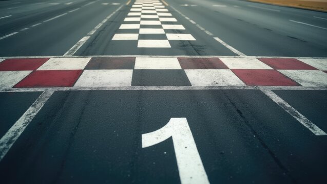 Position one on the starting line