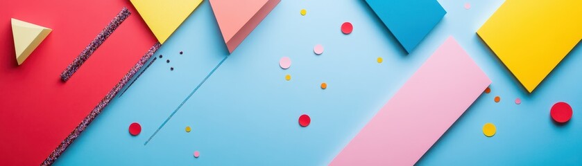 Fun corporate event background with elegant sparkles, modern geometric patterns, and a sleek design