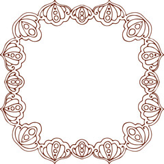 Beautiful flower art and mandala vector design