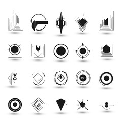 Set logo collection Logo can be used for icon brand identity finance