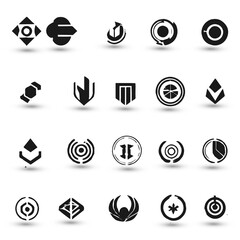Set logo collection Logo can be used for icon brand identity finance