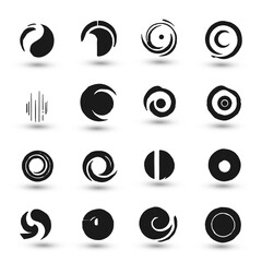 Set logo collection Logo can be used for icon brand identity finance