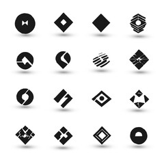 Set logo collection Logo can be used for icon brand identity finance
