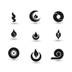 Set logo collection Logo can be used for icon brand identity finance