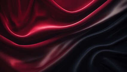 Obraz premium A luxurious gradient from bold crimson to deep black, exuding elegance, power, and sophistication—perfect for premium branding.