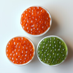 caviar in a glass bowl