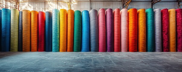 Twill Fabric Rolls at Vibrant Textile Factory Store