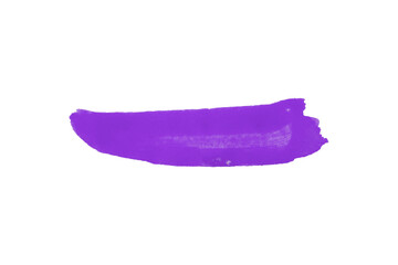 Purple watercolor background. Artistic hand paint. Isolated on transparent background.
