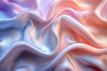 Obraz premium Pastel silk draped fabric texture