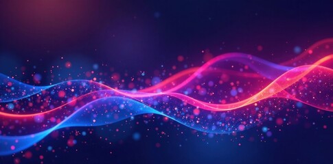 Fototapeta premium Wavy business background with abstract lines and stripes, corporate, design, abstract