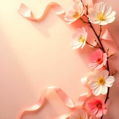 Cherry Blossom and Ribbon Dream