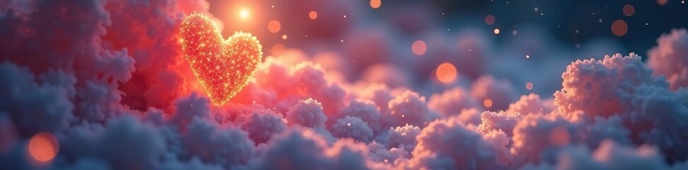 Fototapeta premium Glitzernde Tannenzapfen in einer sanften Nebelwolke, lauter, nebel