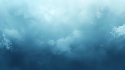 Fototapeta premium Gradient Sky After Storm Moving from Deep Gray to Clear Light Blue