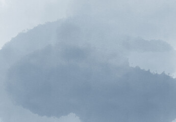 暗い色の壁紙、ブルーグレー、水彩画、滲んだ色