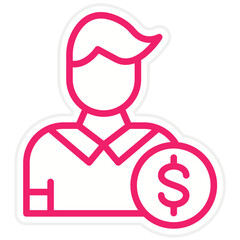 Vector Design Buyer Icon Style