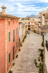 Gasse in Alcudia, Mallorca