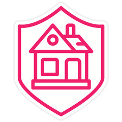 Vector Design Protected Icon Style