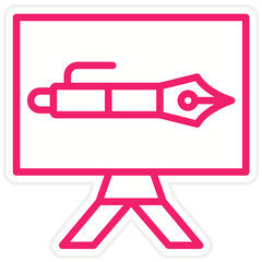 Vector Design Pen Icon Style