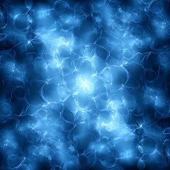 Abstract Blue Background with Ethereal Glow and Fluid Patterns in a Dreamy Atmosphere