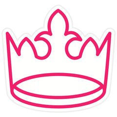 Vector Design Crown Icon Style