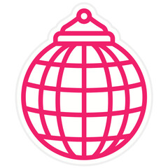Fototapeta premium Vector Design Disco Ball Icon Style