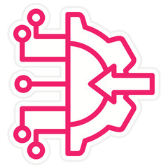 Vector Design Integration Icon Style