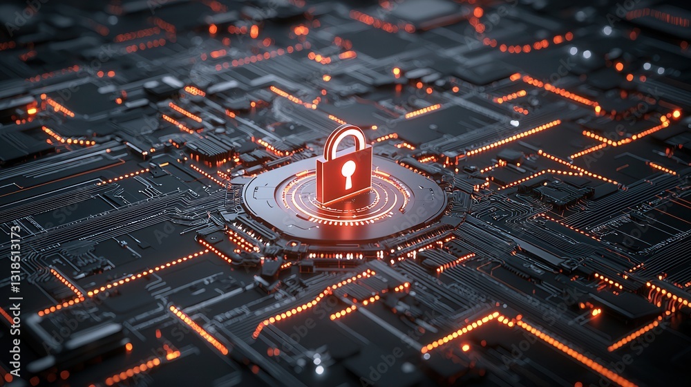 Poster cyber defense and network security concept featuring digital technology and cybersecurity solutions 