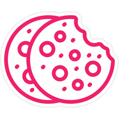 Vector Design Cookie Icon Style