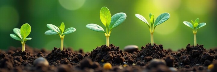 small white cabbage plants developing roots in separate containers, root, growth, leaves