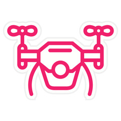 Vector Design Drone Icon Style