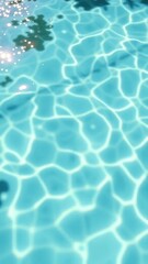 Dappled shade and dewy ripples on a pool surface, fresh background, abstract
