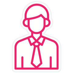 Vector Design Employee Icon Style