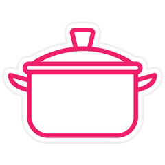 Vector Design Pot Icon Style