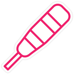 Concrete Test Hammer Vector Design Icon Style