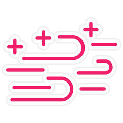 Obraz premium Clean Air Vector Design Icon Style