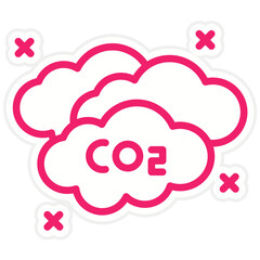 Carbon Neutral Vector Design Icon Style