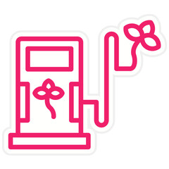 Renewable Fuel Vector Design Icon Style