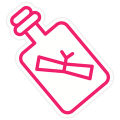 Obraz premium Message in a Bottle Vector Design Icon Style