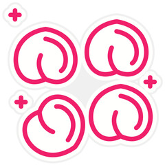 Chickpeas Vector Design Icon Style