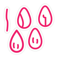 Chia Seeds Vector Design Icon Style