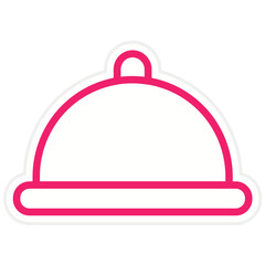 Vector Design Platter Icon Style