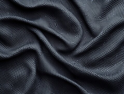 Microfiber Fabric Texture in Steel Grey with Minimal Dot Matrix Pattern and Embossed Branding Area