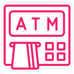 Vector Design Atm Machine Icon Style