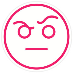 Vector Design Suspicious Icon Style