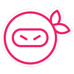 Vector Design Ninja Icon Style